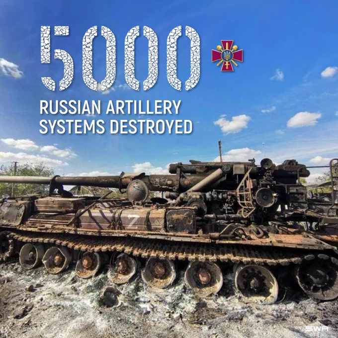 З початку повномасштабної війни Сили оборони знищили понад 5000 ...